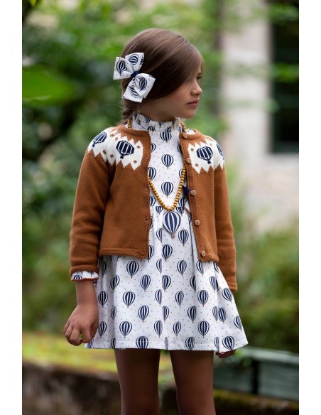 CHAQUETA GLOBOS.KIDS CHOCOLATE. INVIERNO 21.
