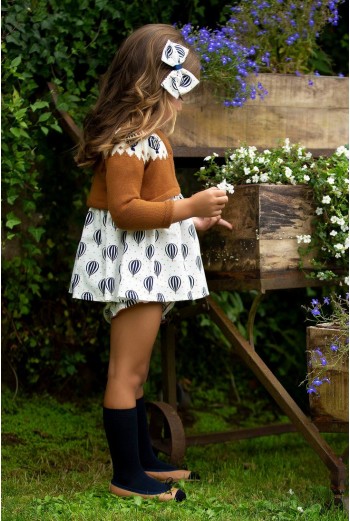 CHAQUETA GLOBOS.KIDS CHOCOLATE. INVIERNO 21. 2