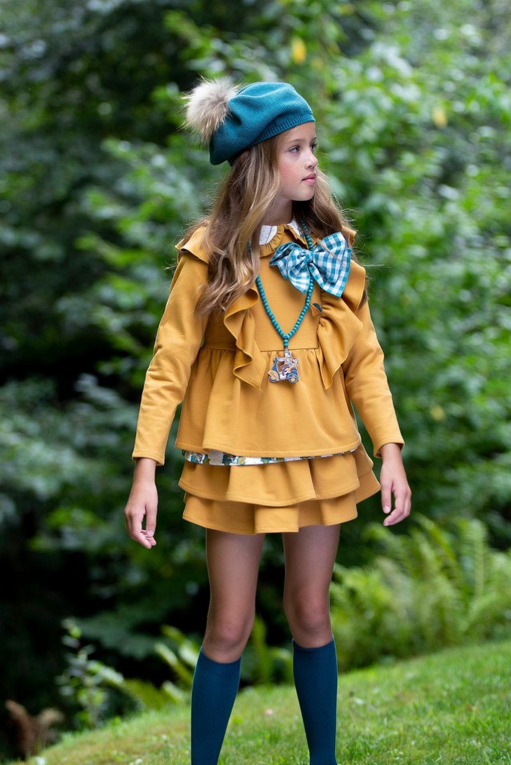 SUDADERA NIÑA VESPA. KIDS CHOCOLATE.INVIERNO 21.