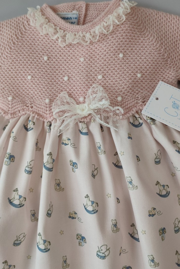 VESTIDO FALDÓN TOYS, ROSA NUDE. INVIERNO 21.