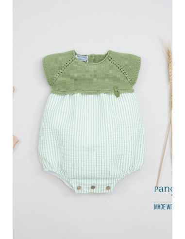 PELELE NIÑO "SWEET OLIVE" DE PANGASA BABY, VERDE OLIVA. VERANO 22.