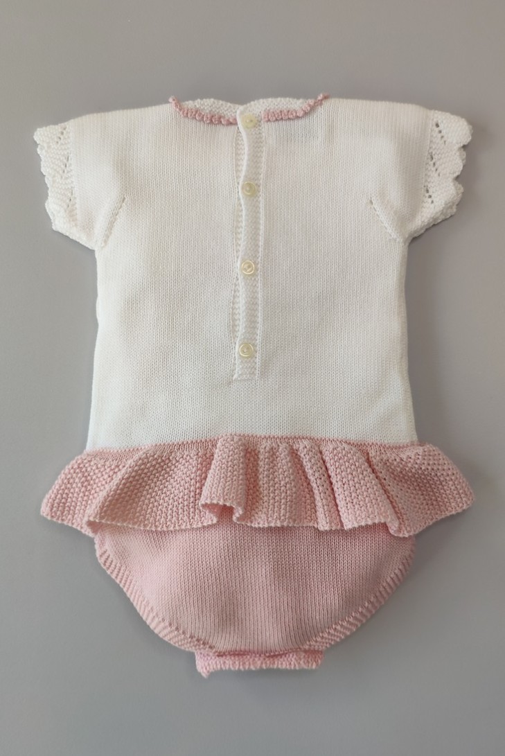 PELELE NIÑA ELEPHANT, BLANCO/ROSA NUDE. VERANO 22.