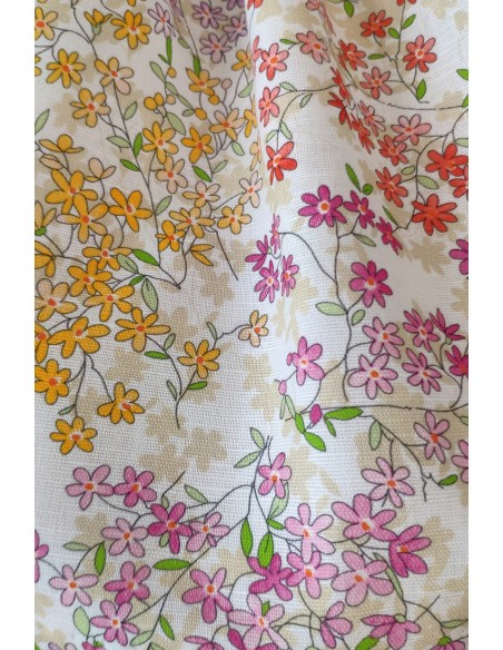 VESTIDO CON BRAGUITA "SWEET OLIVE" DE PANGASA BABY, CORAL. VERANO 22.