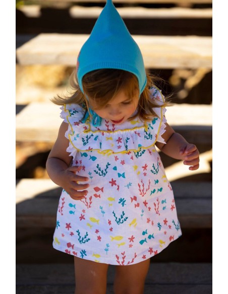 CAPOTA UNISEX, PECES. KIDS CHOCOLATE.VERANO 22.