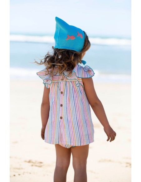 CAPOTA UNISEX, PECES. KIDS CHOCOLATE.VERANO 22.