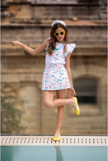 FALDA PECES. KIDS CHOCOLATE.VERANO 22. 2