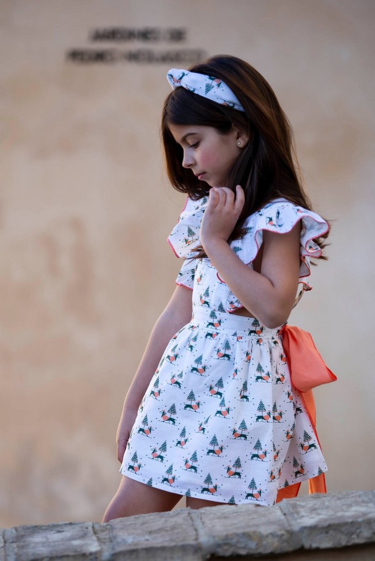 VESTIDO PICHI TECKEL. KIDS CHOCOLATE.VERANO 22.