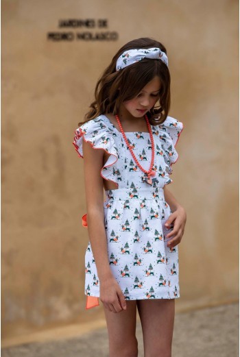 VESTIDO PICHI TECKEL. KIDS CHOCOLATE.VERANO 22.
