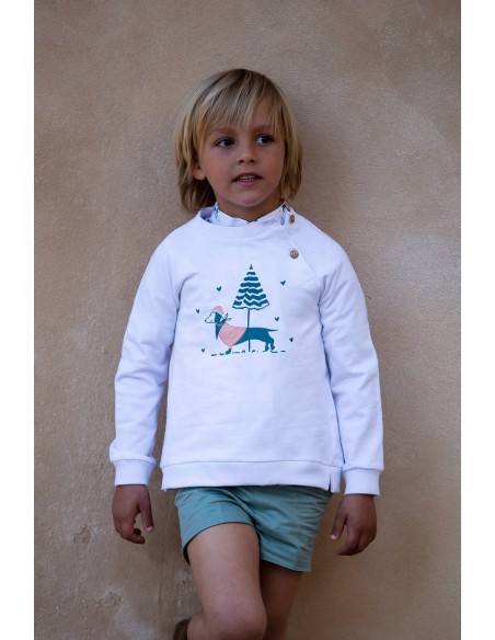 SUDADERA UNISEX TECKEL. KIDS CHOCOLATE.VERANO 22.