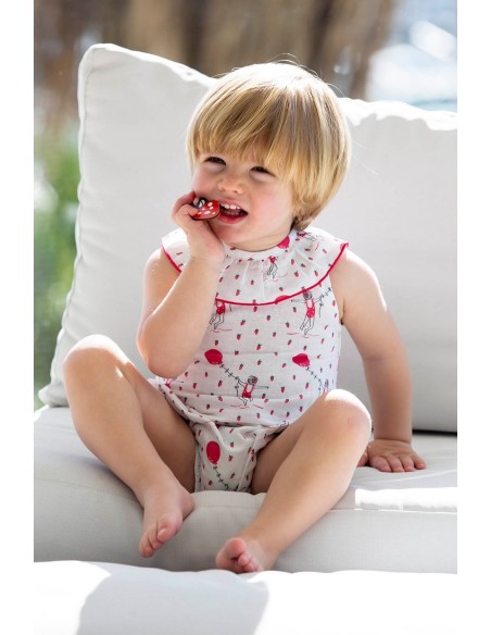 PELELE UNISEX GLOBOS, VERANO 22.KIDS CHOCOLATE.