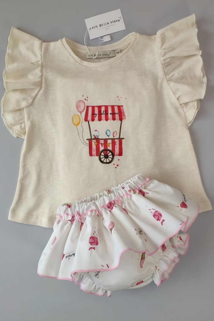 CAMISETA NIÑA CANDY. VERANO 22.