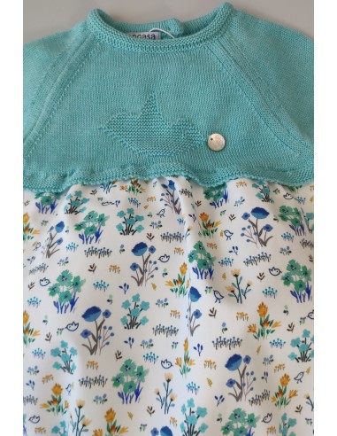 PELELE NIÑO "SPRING LOVER" DE PANGASA BABY, TURQUESA. VERANO 22.