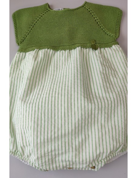 PELELE NIÑO "SWEET OLIVE" DE PANGASA BABY, VERDE OLIVA. VERANO 22.