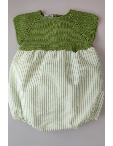 PELELE NIÑO "SWEET OLIVE" DE PANGASA BABY, VERDE OLIVA. VERANO 22.