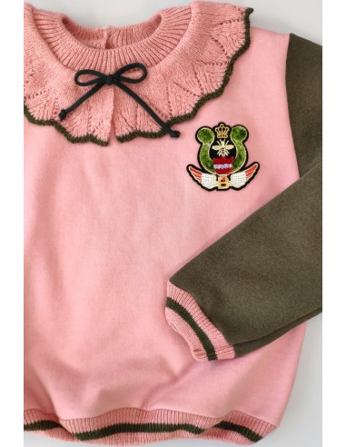 SUDADERA VERDE/ROSA, GLASGOW. INVIERNO 22.
