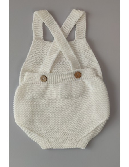 PETO BOLSILLO UNISEX DE PANGASA BABY, MARFIL. INVIERNO 22.