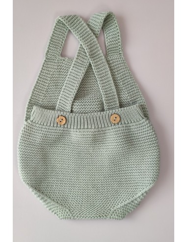 PETO BOLSILLO UNISEX DE PANGASA BABY, VERDE EMPOLVADO. INVIERNO 22.