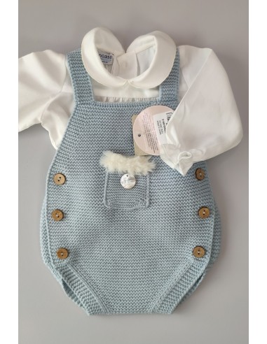 BLUSA VIELLA UNISEX DE PANGASA BABY, MARFIL. INVIERNO 22.