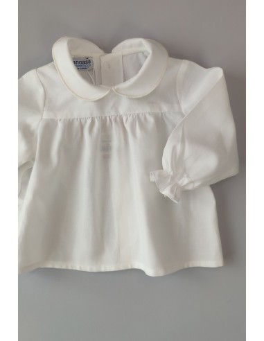 BLUSA VIELLA UNISEX DE PANGASA BABY, MARFIL. INVIERNO 22.