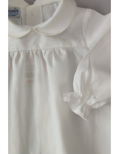 BLUSA VIELLA UNISEX DE PANGASA BABY, MARFIL. INVIERNO 22.