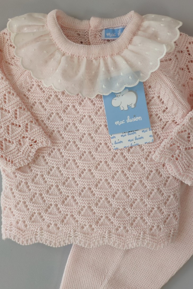 CONJUNTO JUBÓN Y POLAINA HINOJO, PÉTALO. VERANO 23.