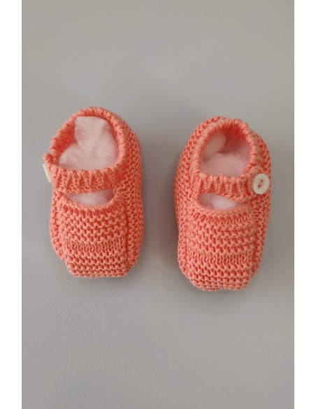 SANDALIA HEBILLA DE PANGASA BABY, CORAL CALIPSO. VERANO 23.