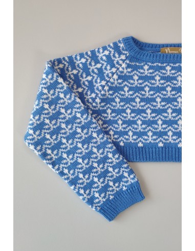 JERSEY CORTO COLECCIÓN TIMÓN, VICHY AZUL. NOMA FERNÁNDEZ.VERANO 23.