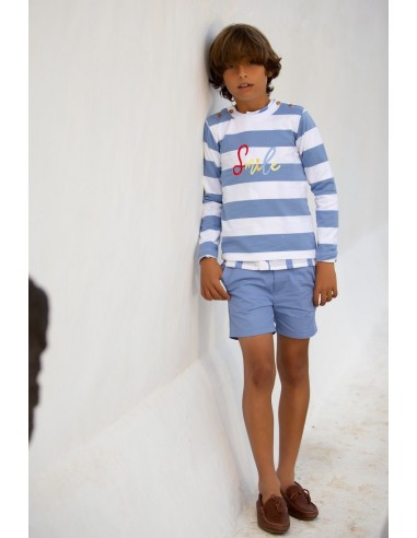 SUDADERA UNISEX MARINERA. KID'S CHOCOLATE.VERANO 23.