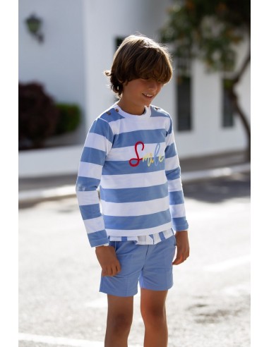 SUDADERA UNISEX MARINERA. KID'S CHOCOLATE.VERANO 23.