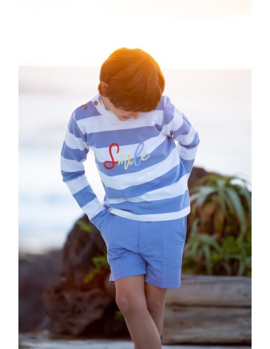 SUDADERA UNISEX MARINERA. KID'S CHOCOLATE.VERANO 23.