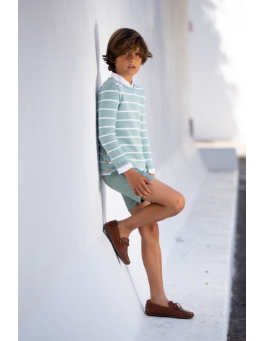JERSEY VERDE MENTA, C. ESTRELLAS DE MAR. KID'S CHOCOLATE.VERANO 23.