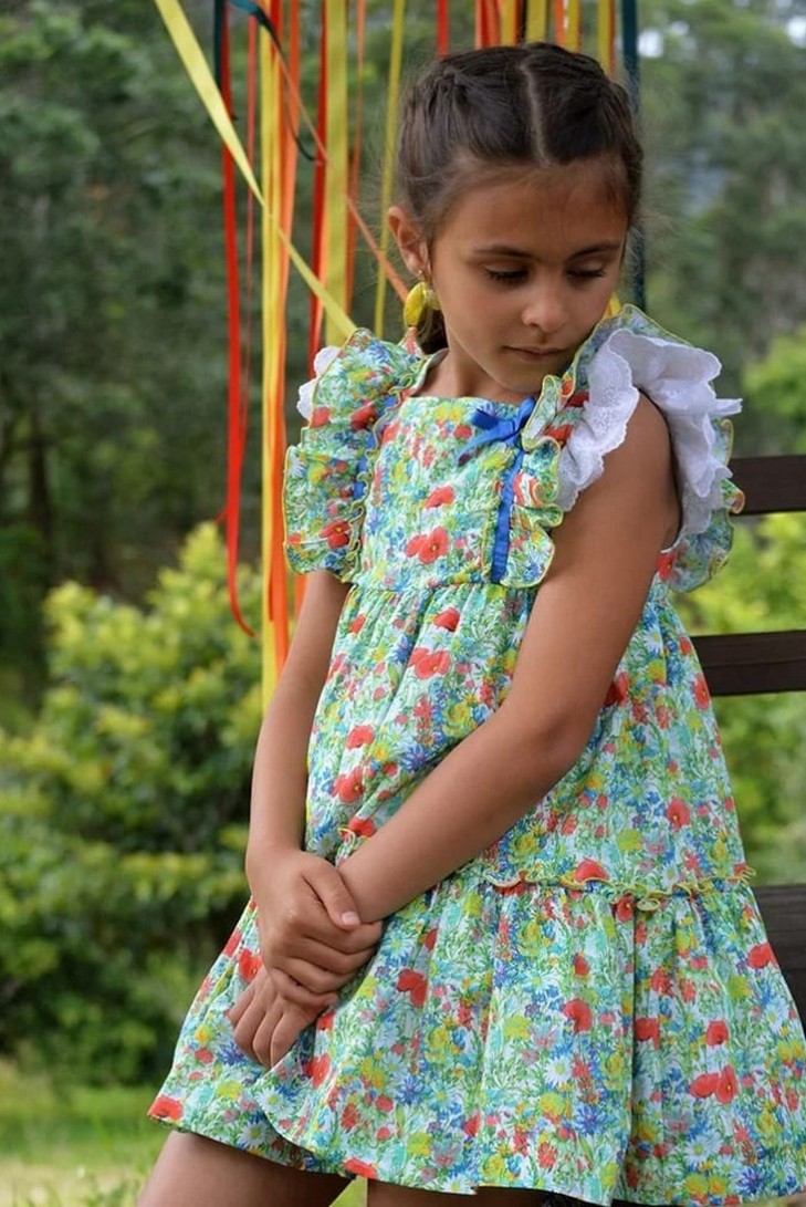 VESTIDO COLECCIÓN WENDY, MULTICOLOR.NOMA FERNÁNDEZ. VERANO 23.