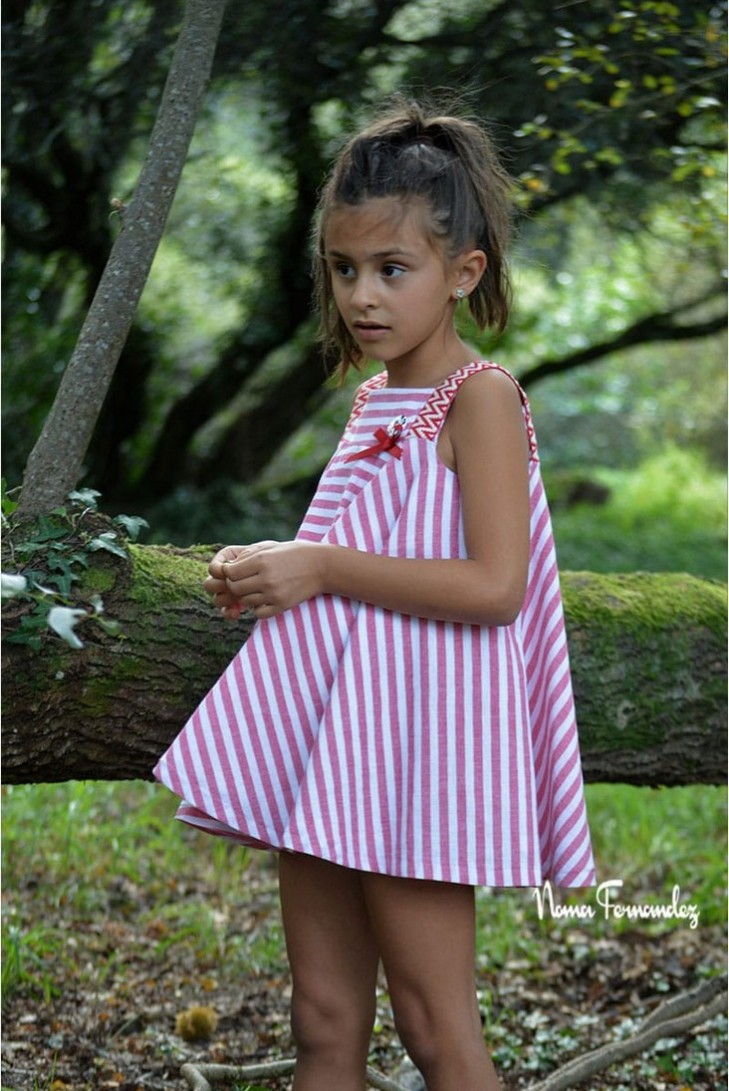 JESUSITO COLECCIÓN "CAMPANILLA", ROJO/BLANCO.NOMA FERNÁNDEZ. VERANO 23.