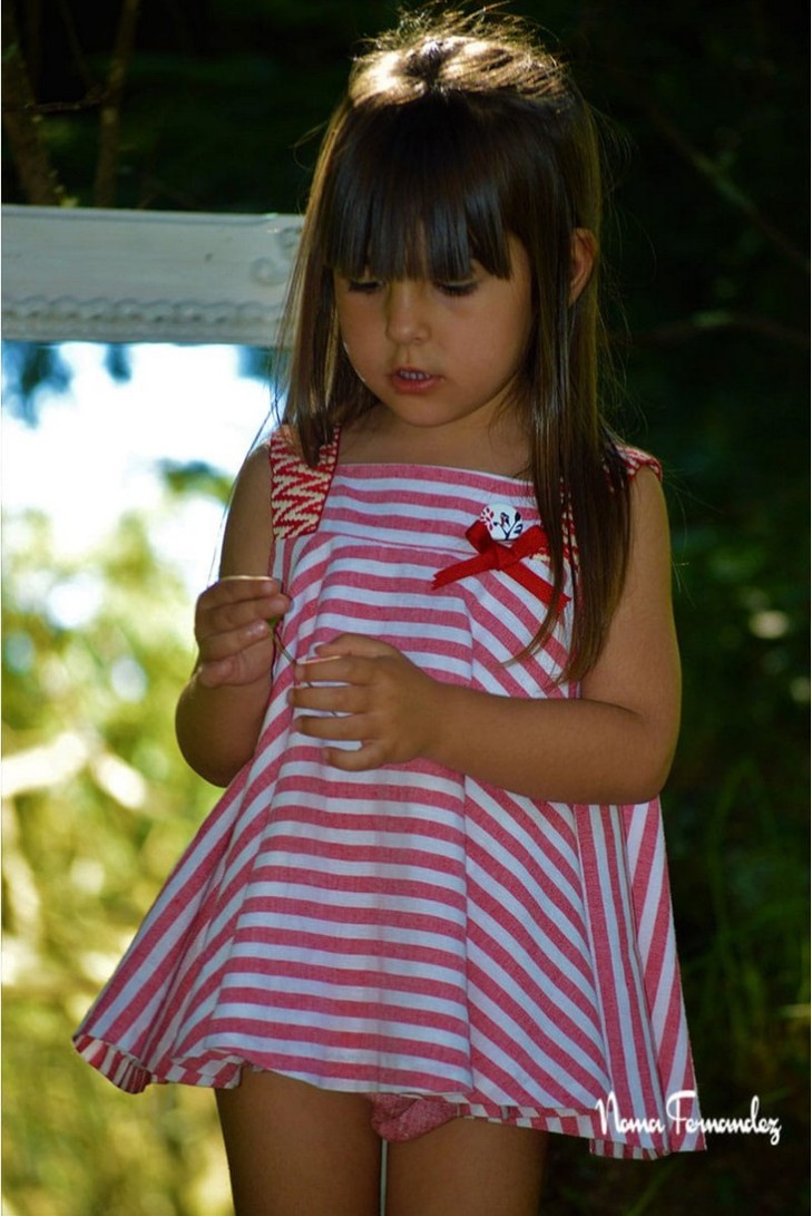 JESUSITO COLECCIÓN "CAMPANILLA", ROJO/BLANCO.NOMA FERNÁNDEZ. VERANO 23.
