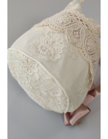 CONJUNTO BLUSA, CUBREPAÑAL Y CAPOTA. VERANO.