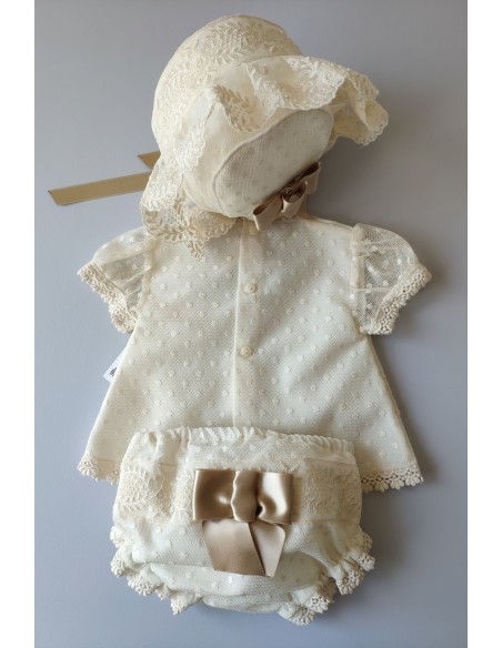 CONJUNTO BEBE NIÑA ,CEREMONIA.
