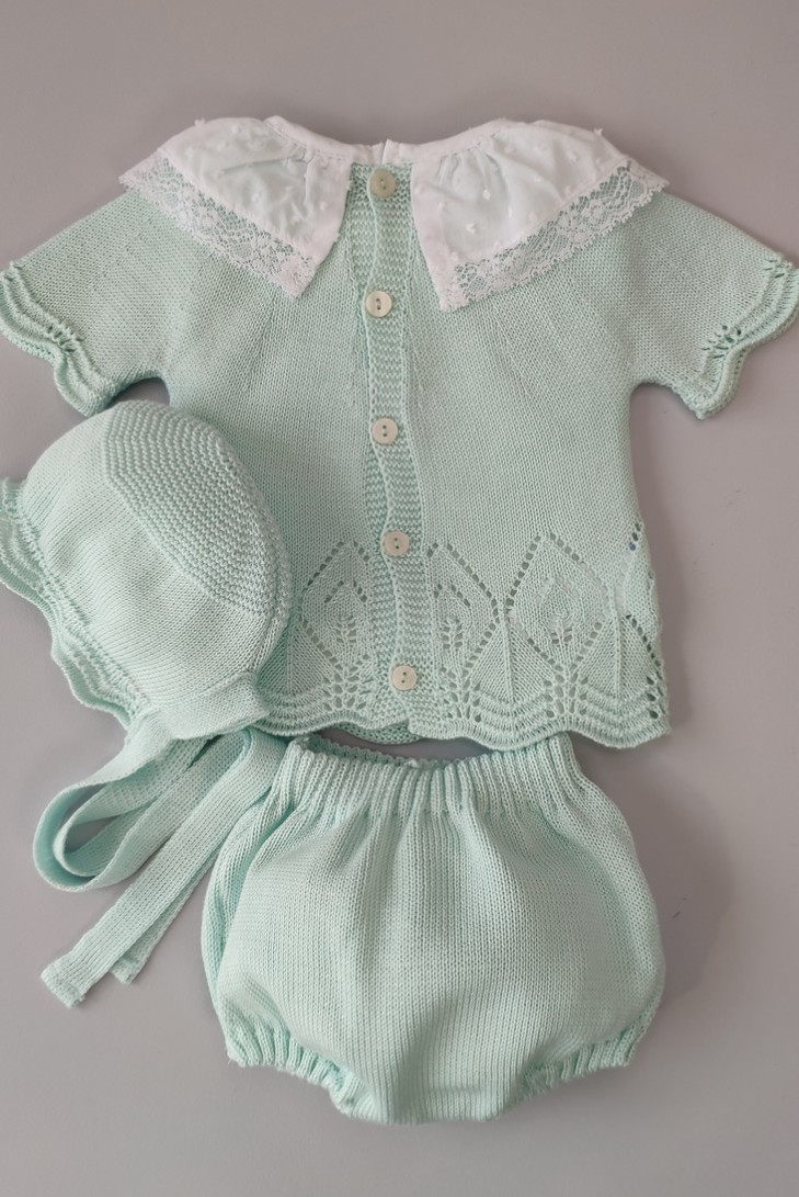 CONJUNTO 3 PIEZAS NIÑA "CALÉNDULA", GLACIAR. VERANO 23.