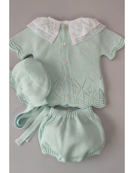 CONJUNTO 3 PIEZAS NIÑA "CALÉNDULA", GLACIAR. VERANO 23.