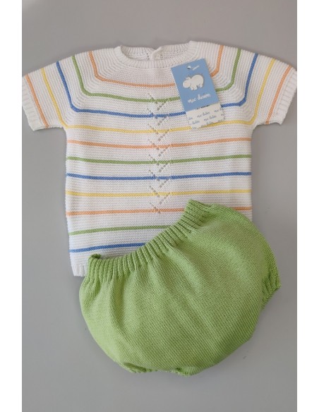 CONJUNTO 2 PIEZAS NIÑO "TOMILLO", LIMA. VERANO 23.