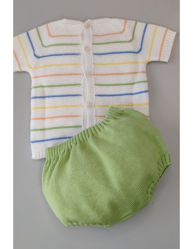 CONJUNTO 2 PIEZAS NIÑO "TOMILLO", LIMA. VERANO 23.