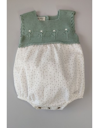 PELELE LUNARES DE PANGASA BABY, VERDE MINT. VERANO 23.