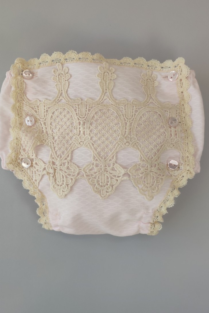 CONJUNTO NIÑA PIQUÉ 2 PIEZAS, ROSA BEBÉ. VERANO.