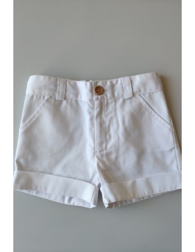 CONJUNTO NIÑO CAMISA CUADROS VICHY Y BERMUDA DE VILLALOBOS.