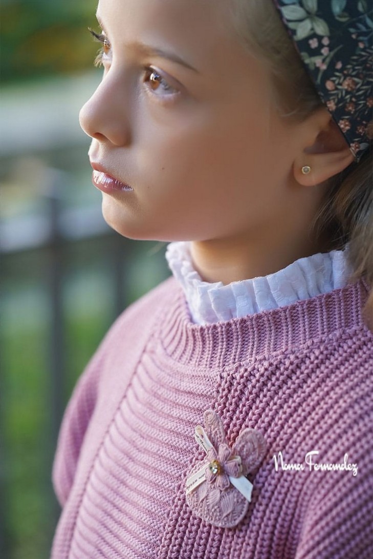 JERSEY LARGO COLECCIÓN CATE, ROSA.NOMA FERNÁNDEZ. INVIERNO 23.