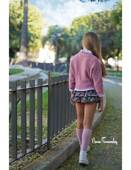 JERSEY LARGO COLECCIÓN CATE, ROSA.NOMA FERNÁNDEZ. INVIERNO 23.