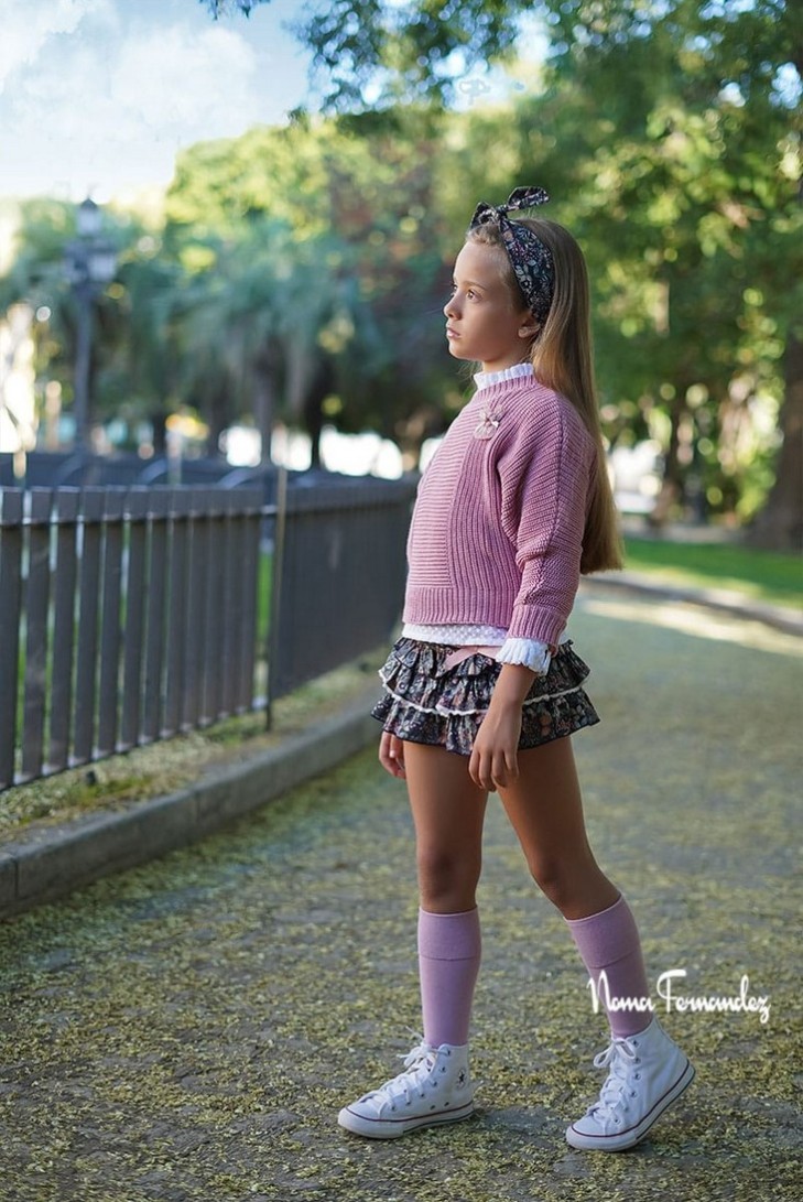 JERSEY LARGO COLECCIÓN CATE, ROSA.NOMA FERNÁNDEZ. INVIERNO 23.