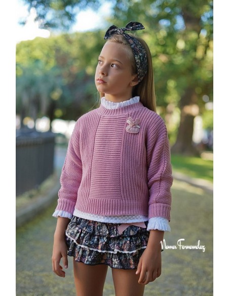 JERSEY LARGO COLECCIÓN CATE, ROSA.NOMA FERNÁNDEZ. INVIERNO 23.