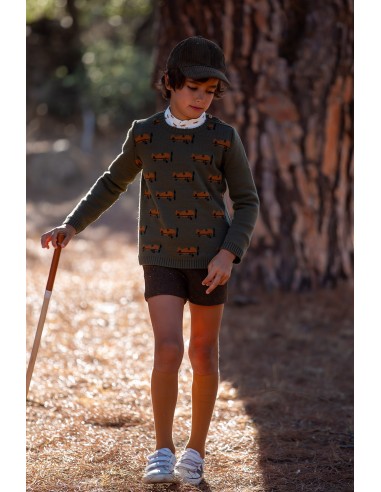JERSEY AVIONETAS , C. MARIPOSAS. KID'S CHOCOLATE.INVIERNO 23.