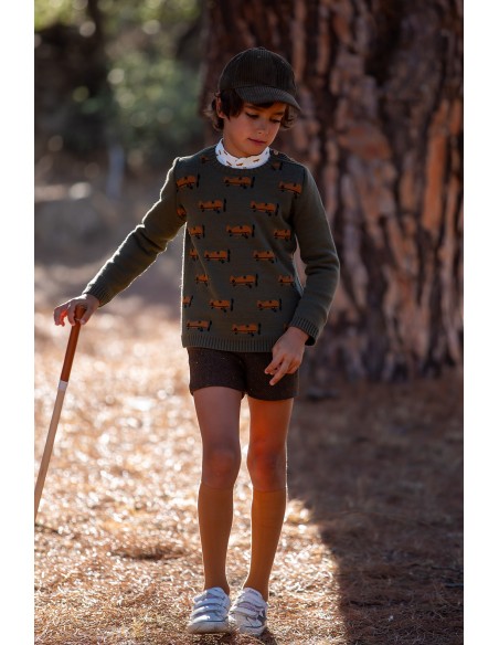 JERSEY AVIONETAS , C. MARIPOSAS. KID'S CHOCOLATE.INVIERNO 23.