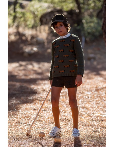 JERSEY AVIONETAS , C. MARIPOSAS. KID'S CHOCOLATE.INVIERNO 23.